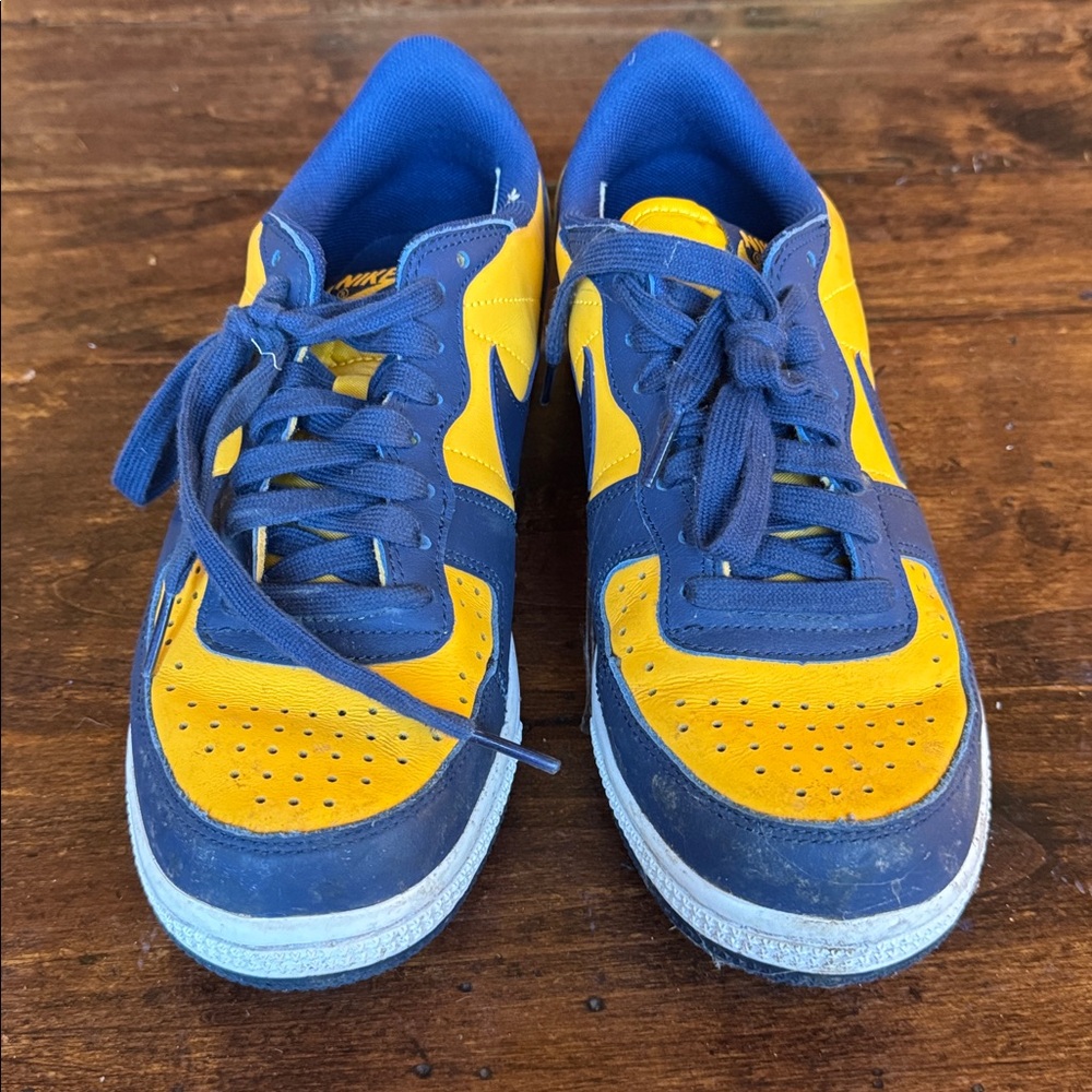 Nike Vibrant Blue and Yellow Athletic Shoes